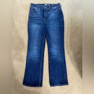 Old Navy Flare Ankle High Rise Dark Jeans Size:6